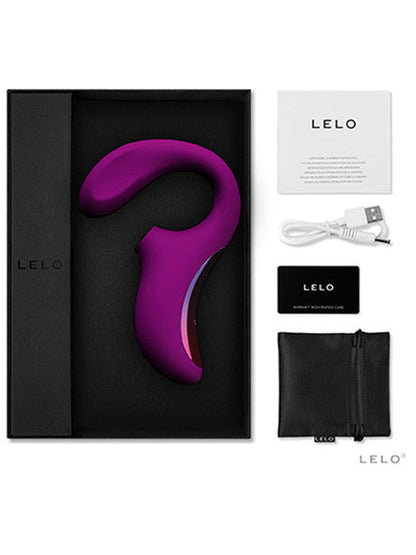 Lelo Enigma Cruise Dual Stimulator Powerful Intense Vibrations Sonic Massager - Black
