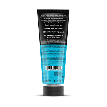 Wicked Jelle Plus - Relaxing Water Based Anal Lubricant - 240 ml Bottle