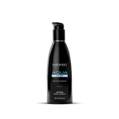 Wicked Aqua Chill - Cooling Water Based Lubricant - 60 ml (2 oz) Bottle