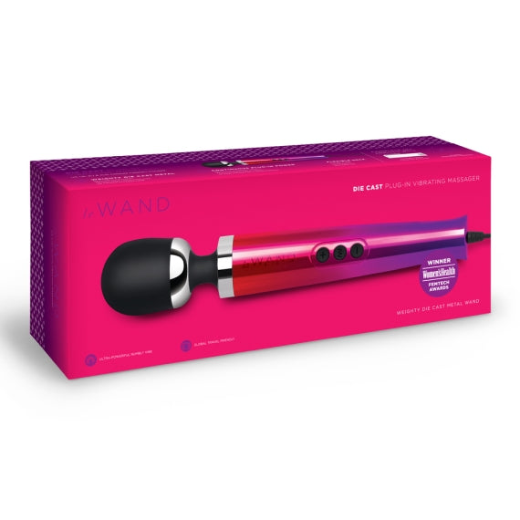 Le Wand Die Cast Plug-In Vibrating Massager