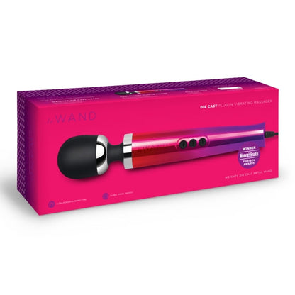 Le Wand Die Cast Plug-In Vibrating Massager