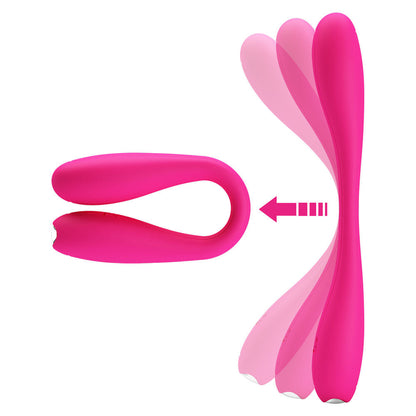 Party Up FRANK Bendable Vibe - Pink - Pink 17.1 cm Bendable Vibrator