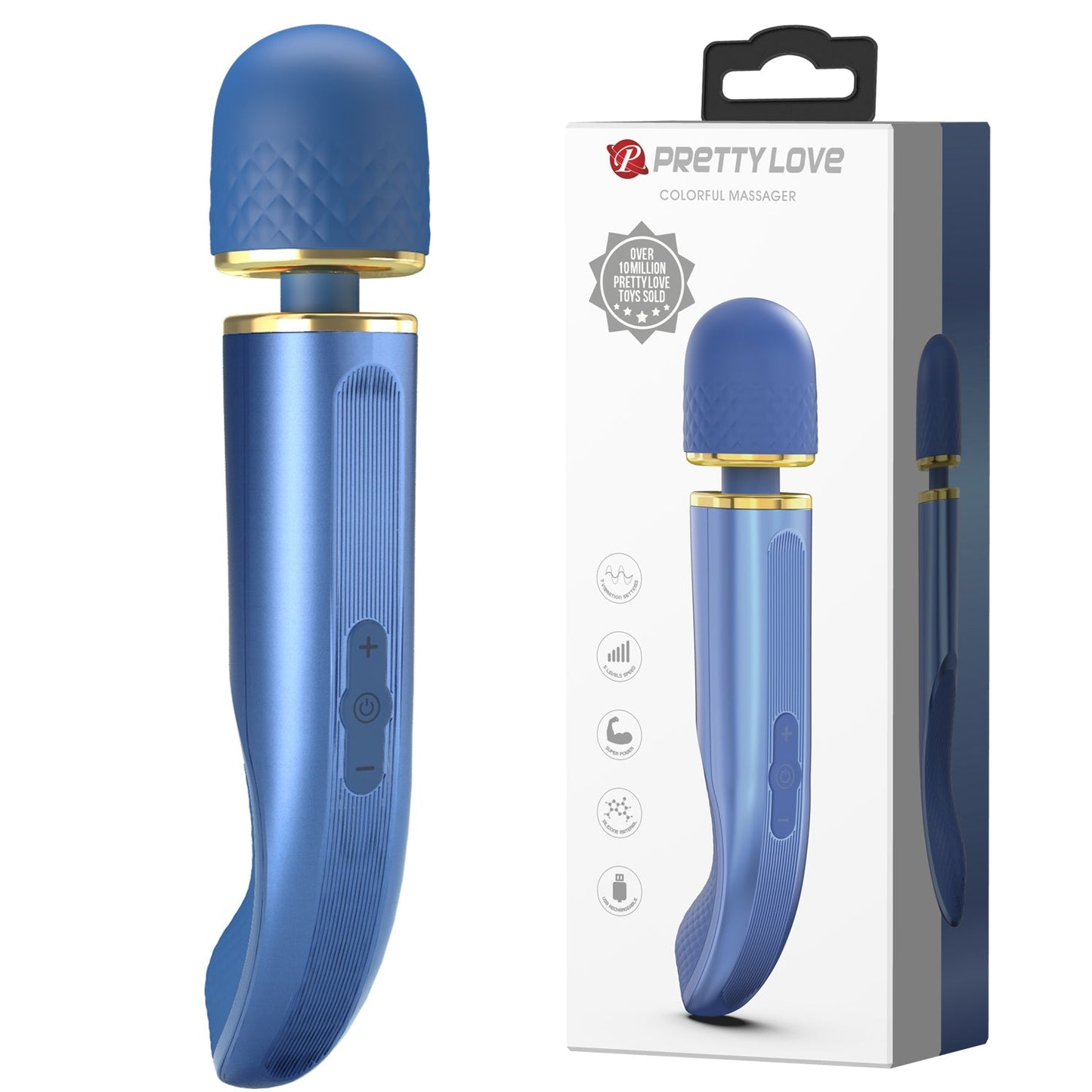 Pretty Love Colorful Massager Wand