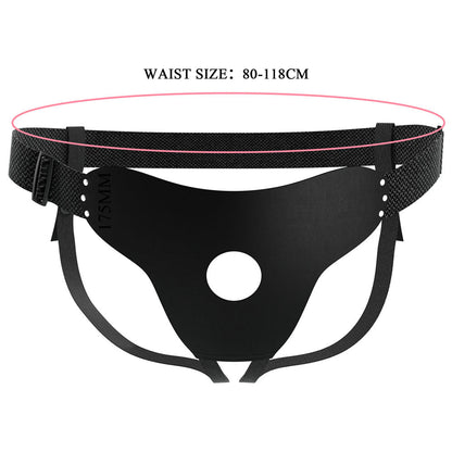 Party Up NICK Strap-On Harness - Black Adjustable Strap-On Harness (No Probe Included)