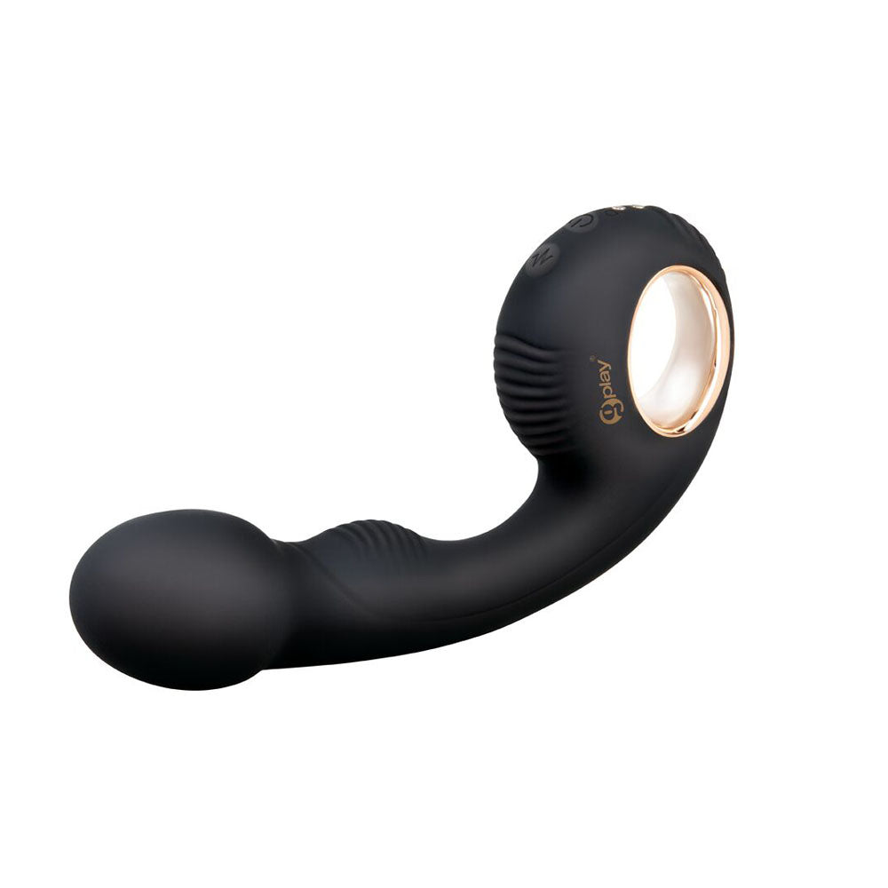 Bodywand G-Play Vibrating Squirt Trainer - Black 17 cm USB Rechargeable Vibrator