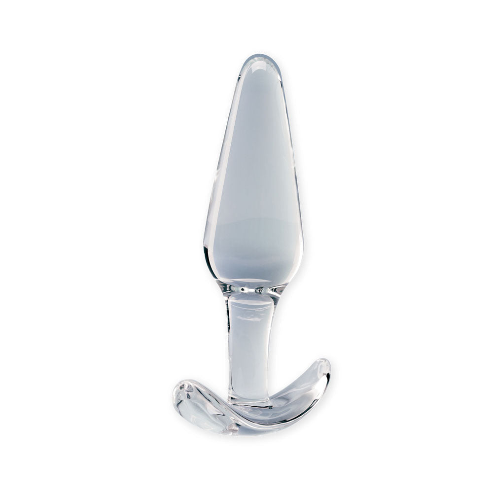 Clarity - Utopian Floret - Clear 11 cm Glass Butt Plug