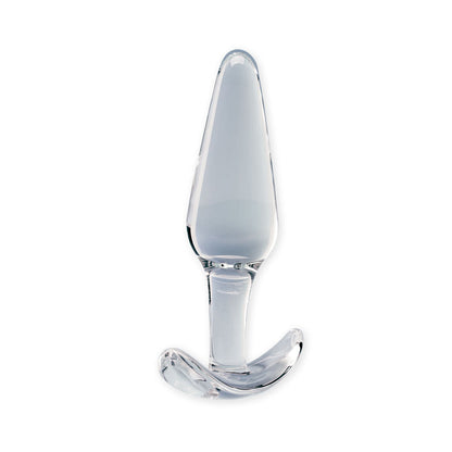 Clarity - Utopian Floret - Clear 11 cm Glass Butt Plug