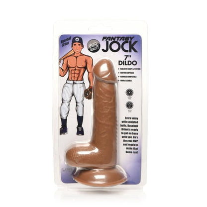 Fantasy JOCK Baseball Brian 7" Medium Dildo with Balls