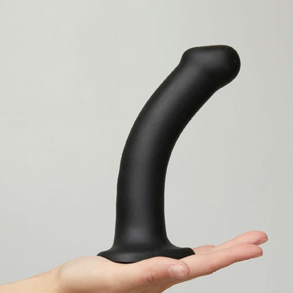 Strap On Me Dual Density Dildo Black Medium