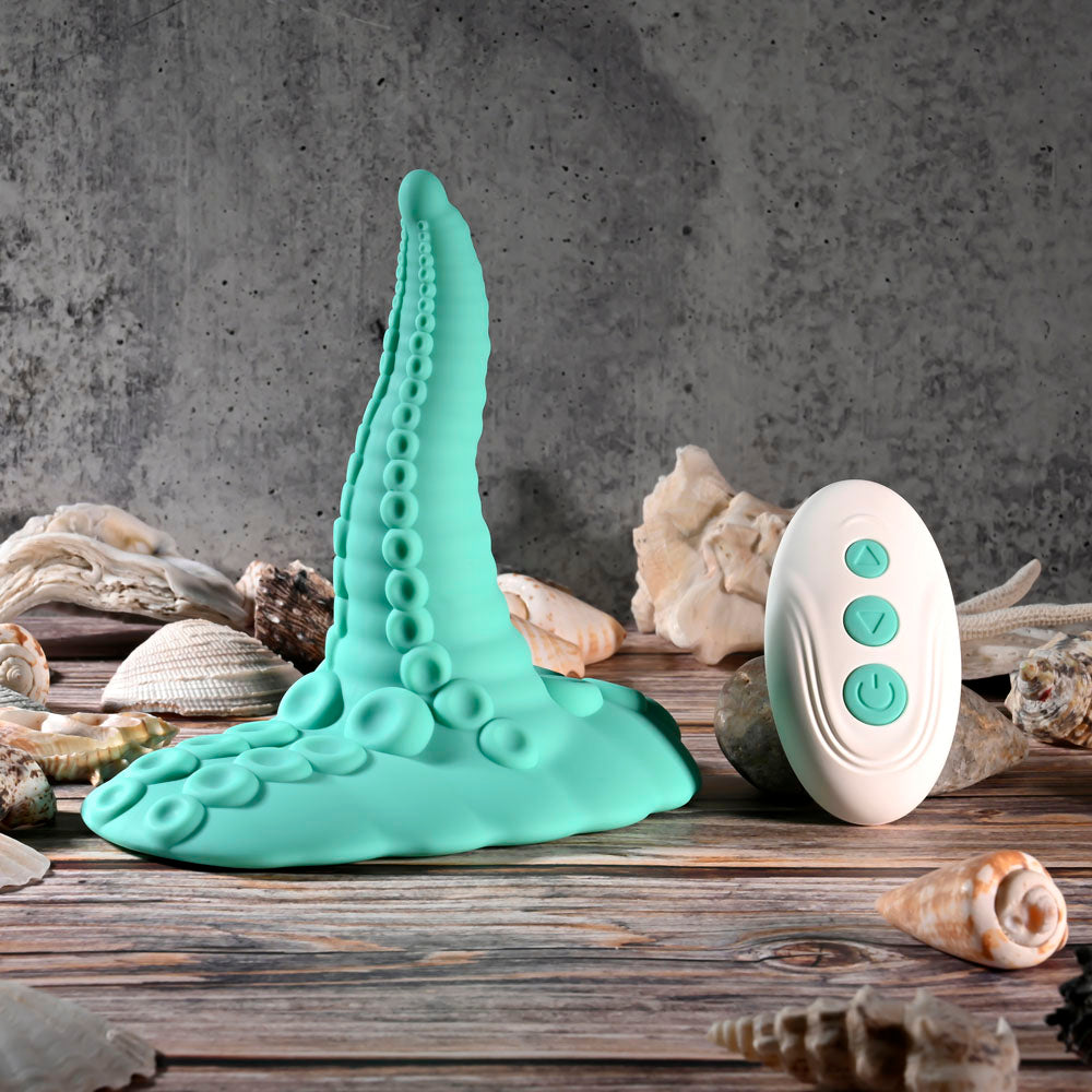Evolved TENTACLE GRINDER - Green USB Rechargeable Fantasy Grinder Pad with Wireless Remote