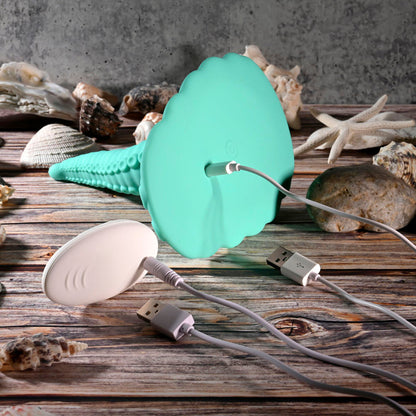 Evolved TENTACLE GRINDER - Green USB Rechargeable Fantasy Grinder Pad with Wireless Remote