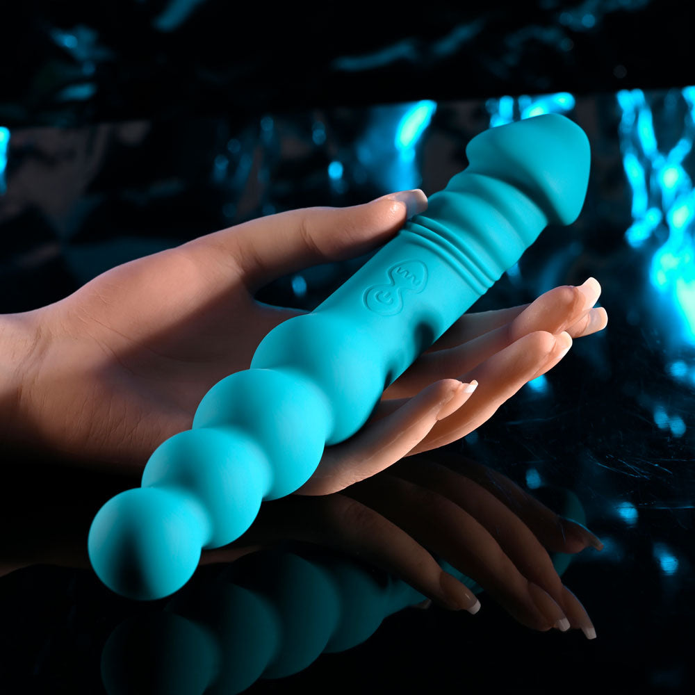 Evolved FLIP FLOP - Blue 23.1 cm USB Rechargeable Dual Ended Vibrator