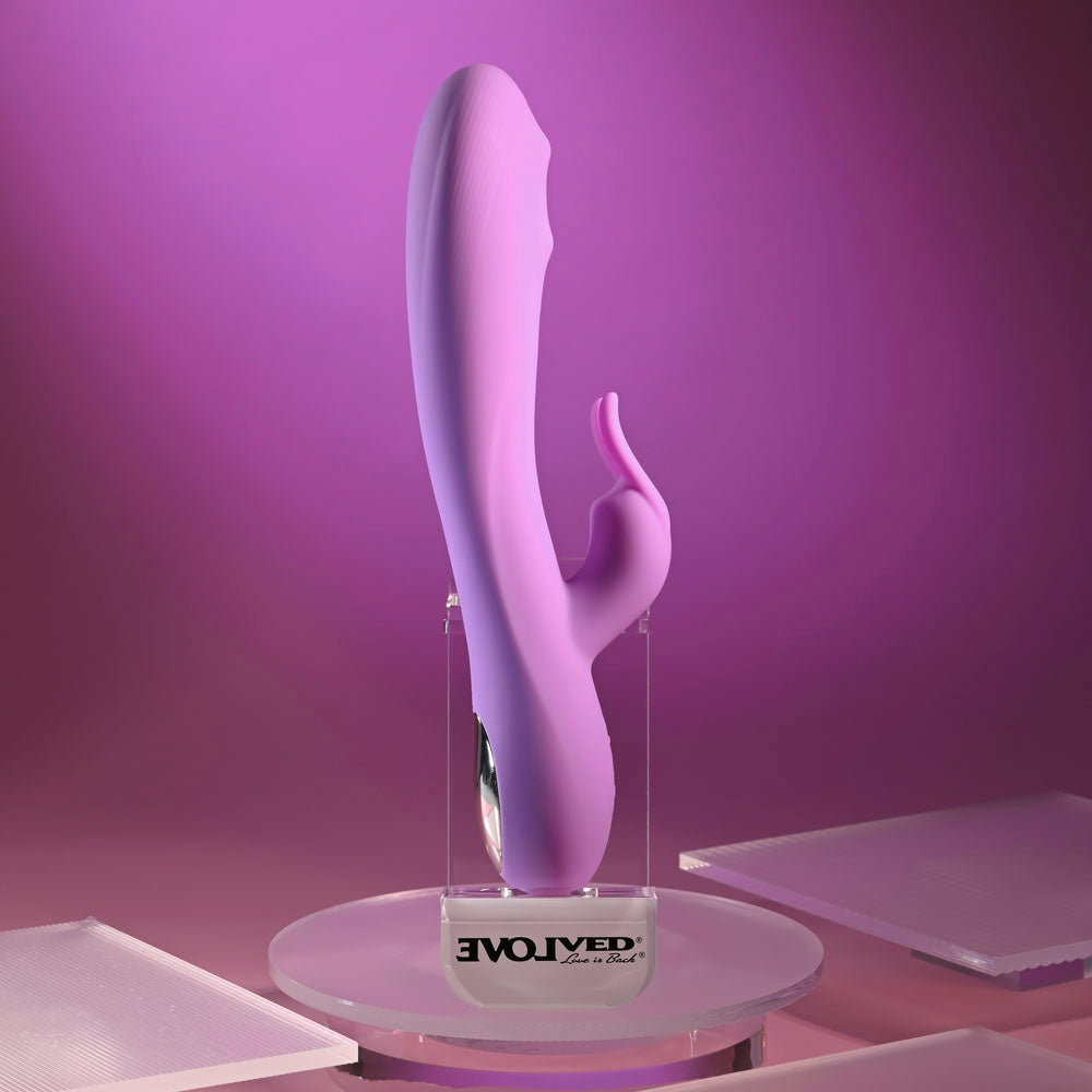 Evolved BEAD THE WAY - Pink 23.2 cm USB Rechargeable Rabbit Vibrator
