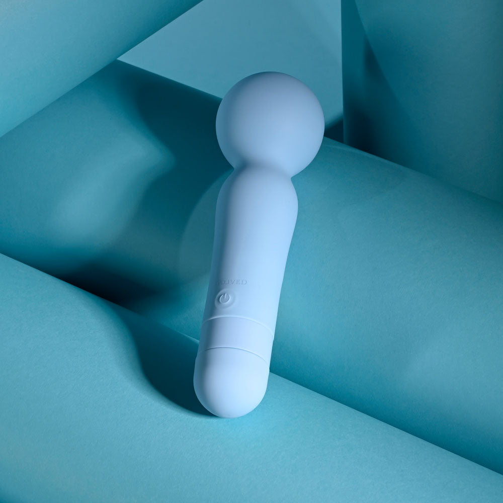 Evolved IRIS - Blue 18.3 cm USB Rechargeable Massage Wand