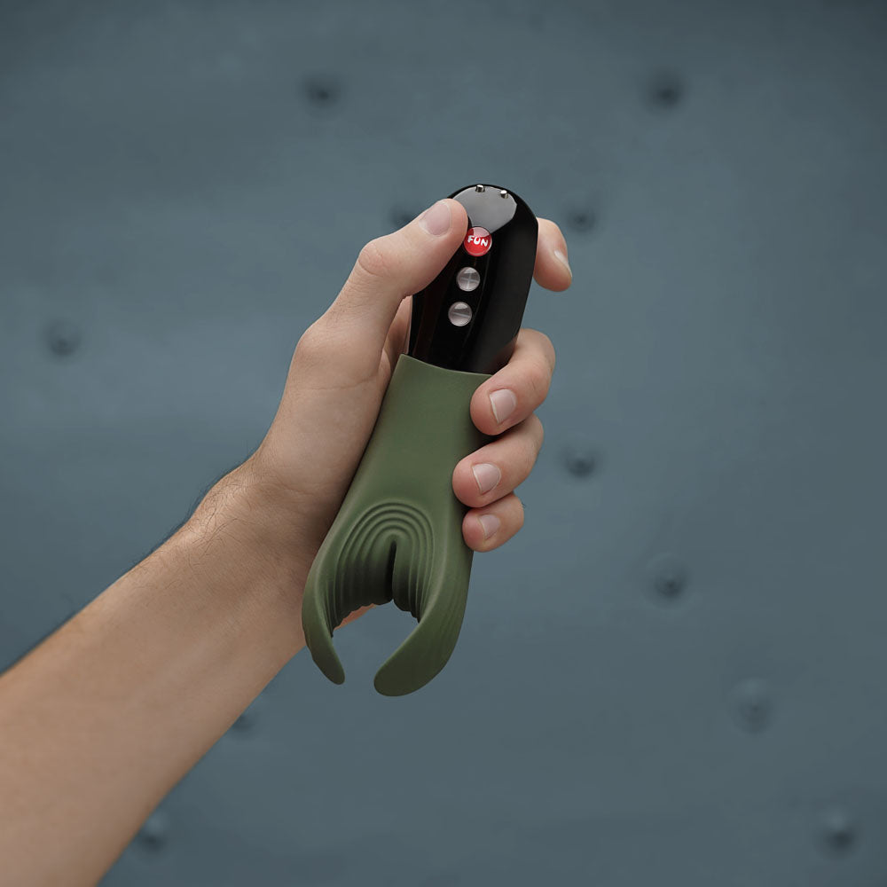 Fun Factory MANTA black - Black 18 cm USB Rechargeable Mens & Couples Vibrator