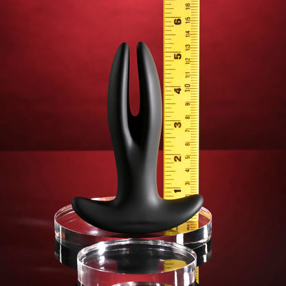 Gender X SPREAD THE LOVE - Black USB Rechargeable Stretching Anal Plug with Wireless Remote