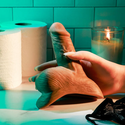 Gender X STAND TO PEE - Dark - Brown Realistic Stand-To-Pee Funnel