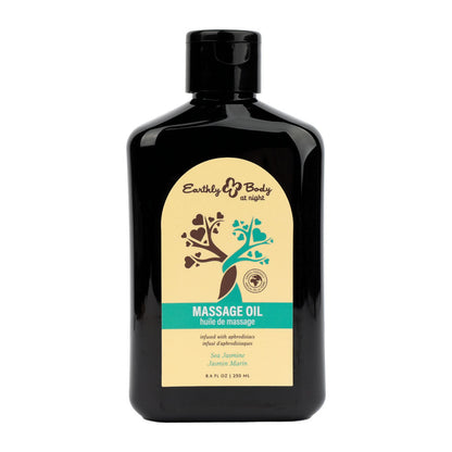 EB Hemp Seed Massage Oil SEA JASMINE - 250 ml - Sea Jasmine Scented Massage Oil - 250 ml Bottle