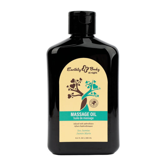 EB Hemp Seed Massage Oil SEA JASMINE - 250 ml - Sea Jasmine Scented Massage Oil - 250 ml Bottle