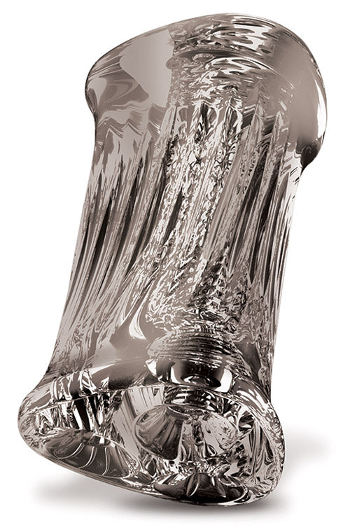 Adam & Eve Adam's 3-Way Stroker - Clear Triple Hole Stroker
