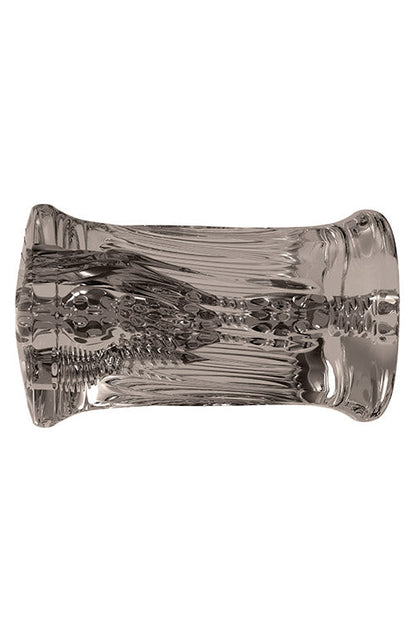 Adam & Eve Adam's 3-Way Stroker - Clear Triple Hole Stroker