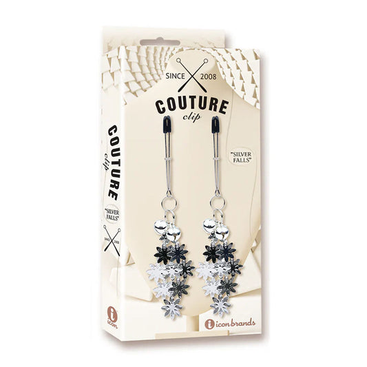 Couture Clip - Silver Falls Nipple Clips