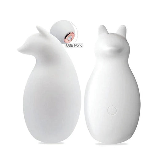 Buzzy Buddy, Sexy Like A Fox - White - White USB Rechargeable Stimulator