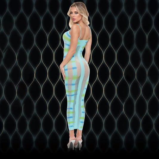 LAPDANCE Blue Horizon Maxi Dress - Blue - One Size