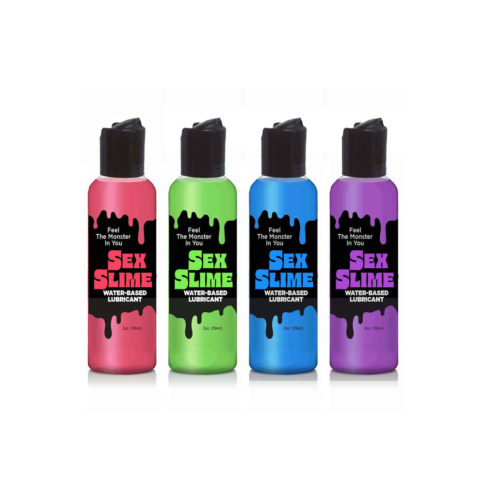 Sex Slime - Blue - Blue Water Based Lubricant - 60 ml Bottle
