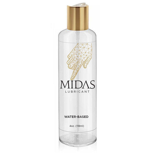 Midas Water Based Lube - Water Based Lubricant - 118 ml Bottle