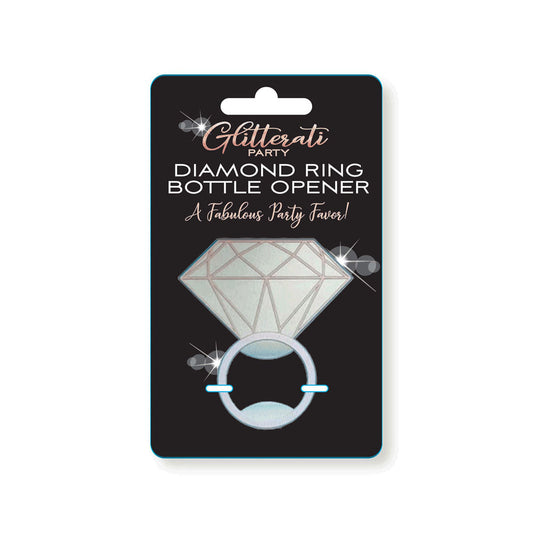 Glitterati Diamond Ring Bottle Opener - Novelty Bottle Opener