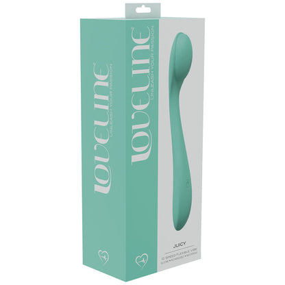 LOVELINE Juicy - Green - 21.5 cm USB Rechargeable Vibrator