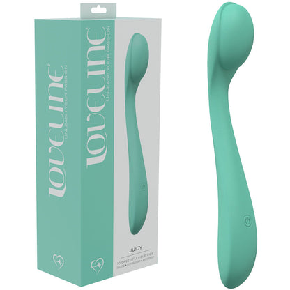 LOVELINE Juicy - Green - 21.5 cm USB Rechargeable Vibrator