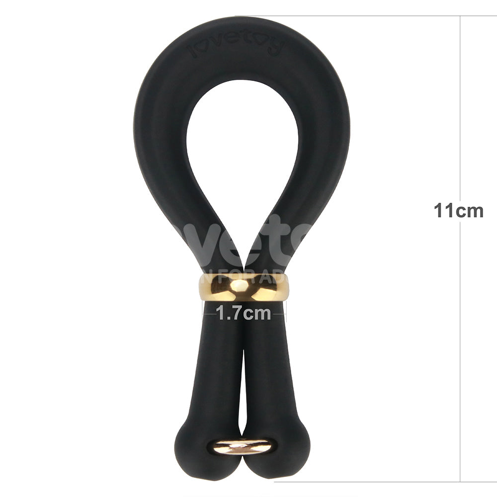 Pinnacle Pro Anyfit Stretcher - Black Adjustable Cock Ring