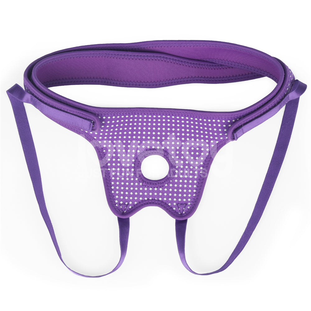 Ingen Easy Strap-On Harness - Purple Adjustable Strap-On Harness (No Probe Included)