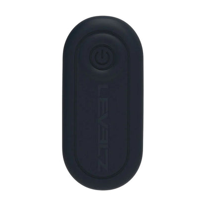 LEVELZ Dual Vibrating Prostate Stimulator with Cock Ring - Black USB Rechargeable Vibrating Butt Plug with Cock Ring
