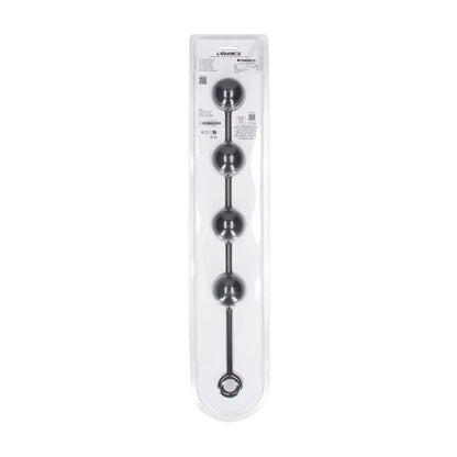 LEVELZ Round Anal Balls - XL - 50mm - Black 46.5 cm XL Anal Beads
