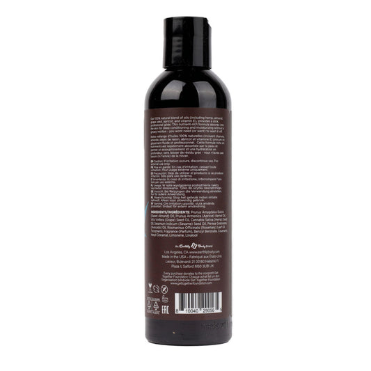 Hemp Seed Massage & Body Oil - Sunsational (Italian Bergamot, Juniper Berries & White Wood) Scented - 237 ml Bottle