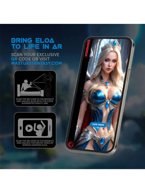 MASTURS Eloa - USB Rechargeable Sucking & Vibrating Auto Stroker with Augmented Reality