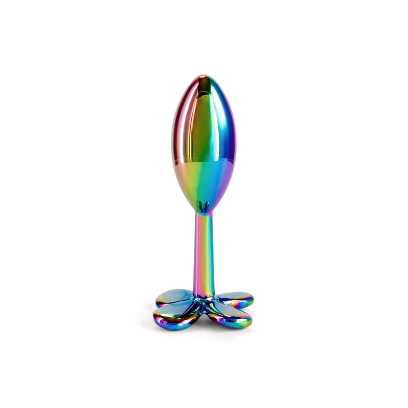 Rear Assets Clover - Multi-colour - Multicoloured 9.2 cm Metallic Butt Plug
