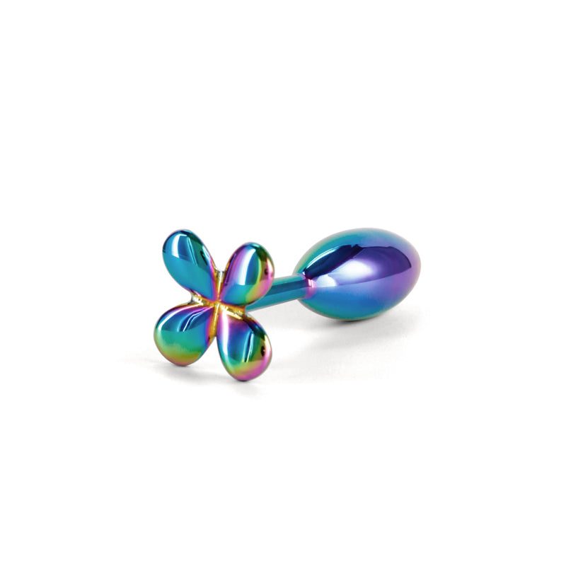 Rear Assets Clover - Multi-colour - Multicoloured 9.2 cm Metallic Butt Plug