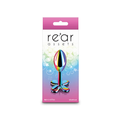 Rear Assets Clover - Multi-colour - Multicoloured 9.2 cm Metallic Butt Plug