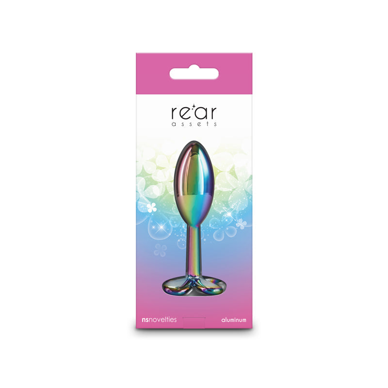 Rear Assets Clover - Multi-colour - Multicoloured 9.2 cm Metallic Butt Plug