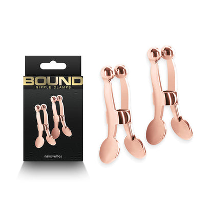Bound Nipple Clamps - C1 - Rose Gold - Rose Gold Nipple Clamps - Set of 2