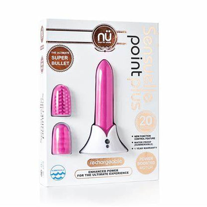 NU Sensuelle Point Plus 20 Function Pink Bullet