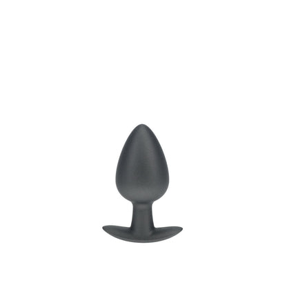 OUCH! Anal Plug - Large - Gun Metal - Gun Metal Grey 8.9 cm Large Butt Plug