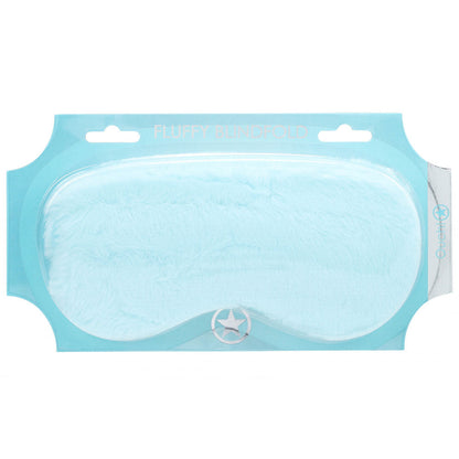 OUCH! Fluffy Mask - Powder Blue - Powder Blue Fluffy Eye Mask