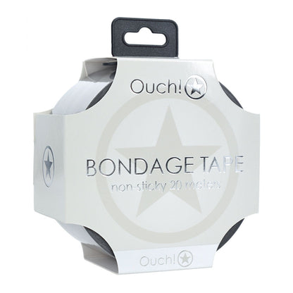 OUCH! PVC Non-Stick Tape - Silver - Silver Bondage Tape - 20 metre Length
