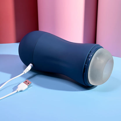 Playboy Pleasure GUSTO - USB Rechargeable Vibrating & Sucking Masturbator
