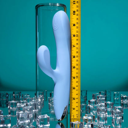 Playboy Pleasure UP AND AWAY - Blue 26.7 cm USB Rechargeable Rabbit Vibrator